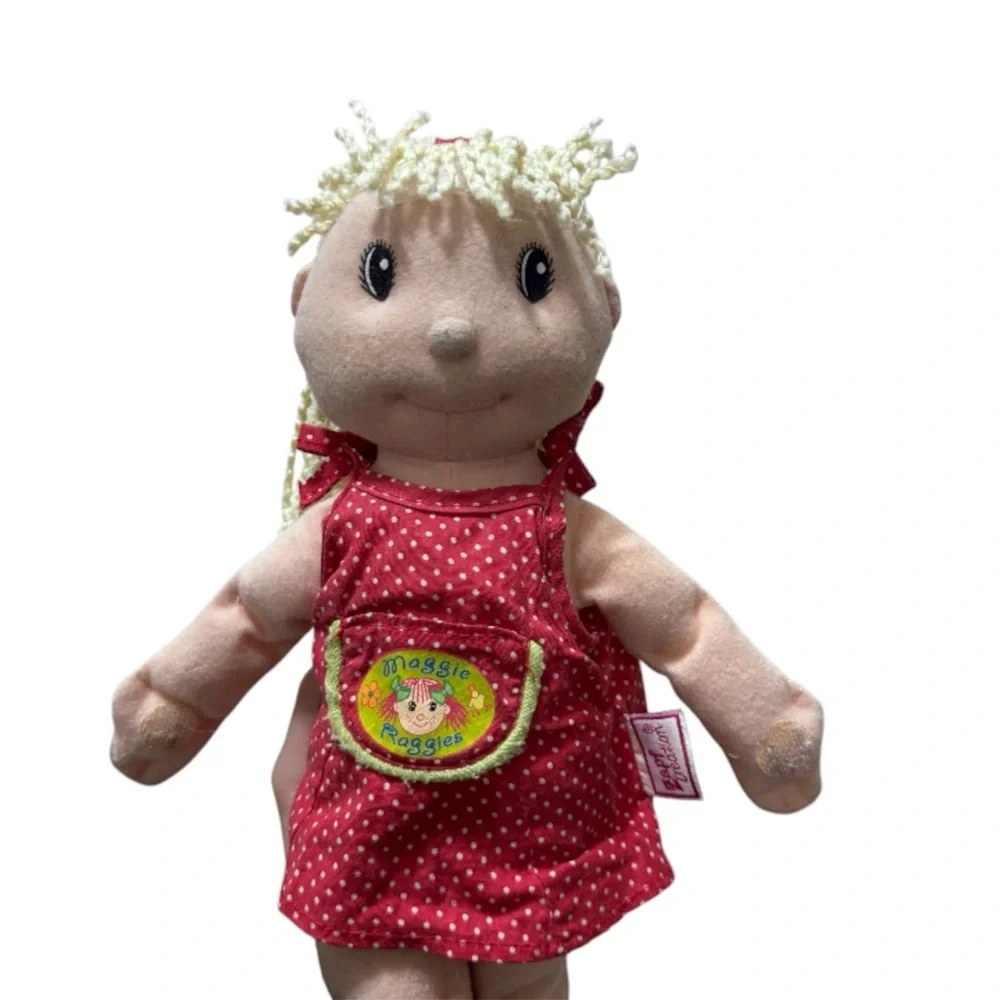 Vintage 2000s Maggie Raggies Soft Plush Toy Girl Doll Yarn Zapf Creation Germany - Picture 5 of 6